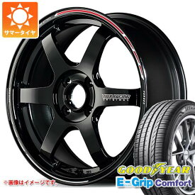 【タイヤ交換対象】サマータイヤ 165/55R15 75V グッドイヤー エフィシエントグリップコンフォート レイズ ボルクレーシング TE37 ソニック タイムアタックエディション 5.0-15 タイヤホイール4本セット