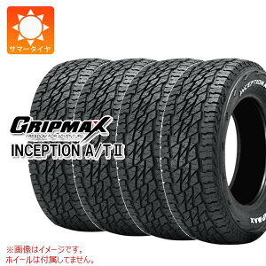 4本 サマータイヤ 145/80R12 80/78N グリップマックス インセプション A/T2 ホワイトレター (145R12 6PR相当) GRIP MAX INCEPTION A/T2