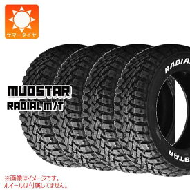 【タイヤ交換対象】4本 サマータイヤ 225/65R17 102T マッドスター ラジアル M/T ホワイトレター MUDSTAR RADIAL M/T