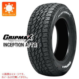 【タイヤ交換対象】サマータイヤ 145/80R12 80/78N グリップマックス インセプション A/T2 ホワイトレター GRIP MAX INCEPTION A/T2