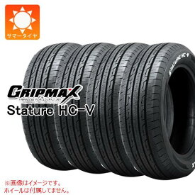 【タイヤ交換対象】4本 サマータイヤ 215/60R17 109/107S グリップマックス スタチャー HC-V ホワイトレター GRIP MAX STATURE HC-V 【バン/トラック用】