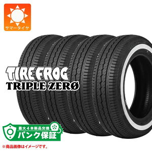 �p���N�ۏؕt���y�v����C�z4�{ �T�}�[�^�C�� 195/80R15 107/105 LT �^�C���t���b�O �g���v���[�� �z���C�g���{�� TIRE FROG TRIPLE ZERO �y�o��/�g���b�N�p�z�y�^�C�������Ώہz