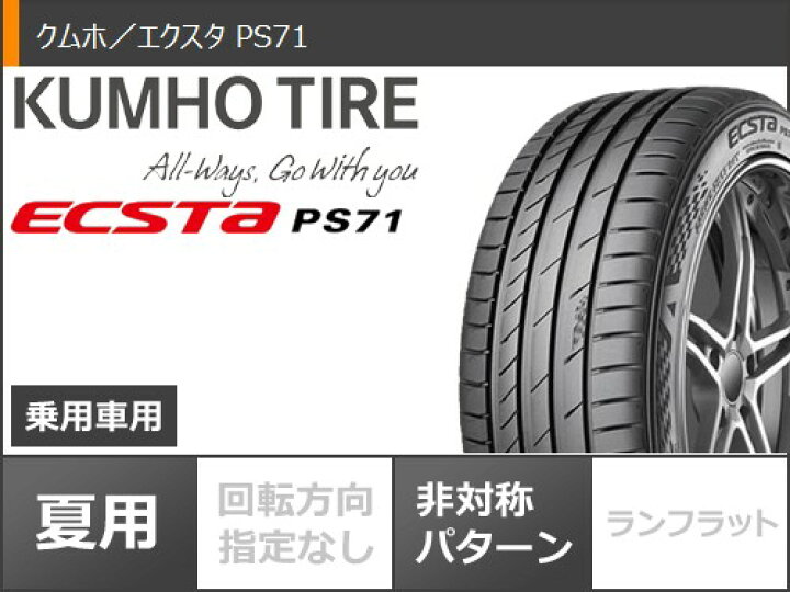 楽天市場】【タイヤ交換対象】サマータイヤ 245/35R20 95Y XL クムホ 