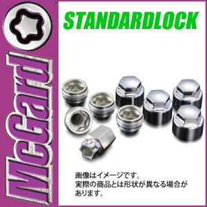 �y���K�i�z �}�b�N�K�[�h(McGard) MCG-29166 �ђʃi�b�g(�N���[���L���b�v) 4�� M12x1.5 19/21HEX �e�[�p�[ ����h�~���b�N�i�b�g