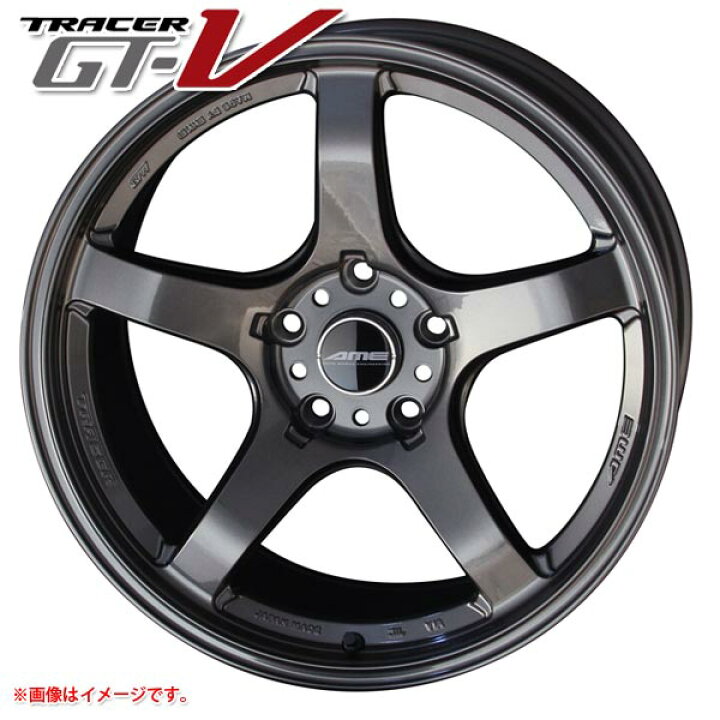 楽天市場】AME トレーサーGT-V 9.5-18 ホイール1本 AME TRACER GT-V 