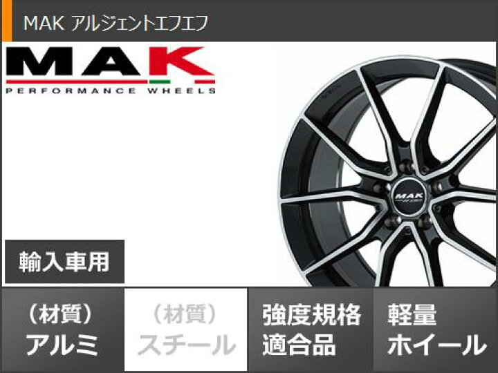 W206 C43 MAK/MAK ARGENTO FF18 スタッドレスタイヤ