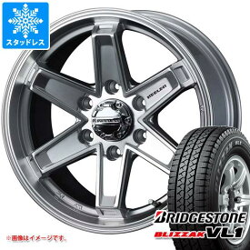 【タイヤ交換対象】グランエース GDH300系用 スタッドレス ブリヂストン ブリザック VL1 235/60R17 109/107N キーラー タクティクス タイヤホイール4本セット