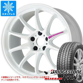 【タイヤ交換対象】クロストレック GU系用 スタッドレス ブリヂストン ブリザック VRX3 225/60R17 99Q ワーク エモーション ZR10 タイヤホイール4本セット