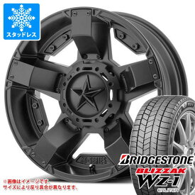 【タイヤ交換対象】ミツビシ デリカD5用 スタッドレス ブリヂストン ブリザック WZ-1 225/65R17 102Q KMC XD811 ロックスター2 タイヤホイール4本セット