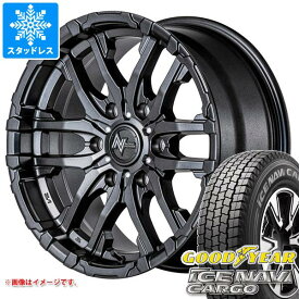 【タイヤ交換対象】NV350キャラバン E26用 スタッドレス 2023年製 グッドイヤー アイスナビカーゴ 195/80R15 107/105L ナイトロパワー M26 クロスファング タイヤホイール4本セット