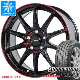 【タイヤ交換対象】スタッドレスタイヤ ブリヂストン ブリザック VRX3 135/80R12 68Q ＆ ジースピード P-05R 3.5-12 タイヤホイール4本セット135/80-12 BRIDGESTONE BLIZZAK VRX3