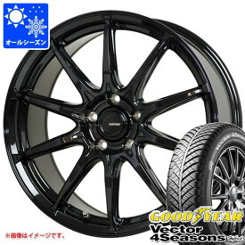 【タイヤ交換対象】オールシーズン 195/55R16 87H グッドイヤー ベクター 4シーズンズ ハイブリッド ジースピード G-05 6.5-16 タイヤホイール4本セット