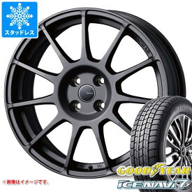 【タイヤ交換対象】フィアット アバルト500 312系用 スタッドレス グッドイヤー アイスナビ7 195/45R17 81Q テクマグ タイブ211R タイヤホイール4本セット