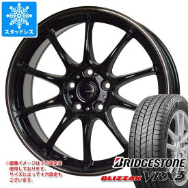 【タイヤ交換対象】スタッドレスタイヤ ブリヂストン ブリザック VRX3 135/80R12 68Q ＆ ジースピード P-07 4.0-12 タイヤホイール4本セット135/80-12 BRIDGESTONE BLIZZAK VRX3