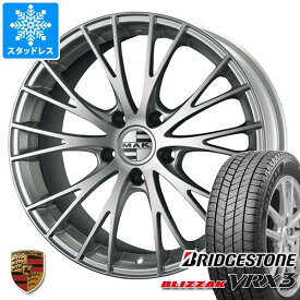 【タイヤ交換対象】ポルシェ パナメーラ用 スタッドレス ブリヂストン ブリザック VRX3 245/50R18 104Q XL MAK レネン タイヤホイール4本セット