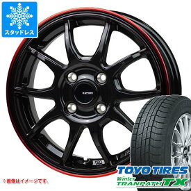 【タイヤ交換対象】スタッドレスタイヤ トーヨー ウィンタートランパス TX 165/55R15 75Q ＆ ジースピード P-06 4.5-15 タイヤホイール4本セット165/55-15 TOYO Winter TRANPATH TX