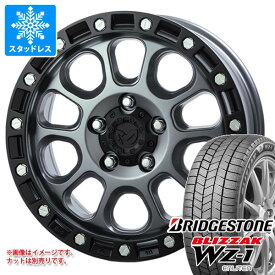 【タイヤ交換対象】ミツビシ デリカD5用 スタッドレス ブリヂストン ブリザック WZ-1 225/65R17 102Q MKW M204 タイヤホイール4本セット