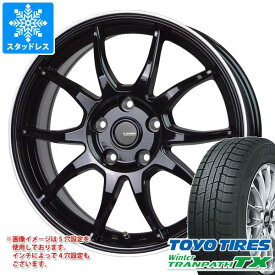 【タイヤ交換対象】スタッドレスタイヤ トーヨー ウィンタートランパス TX 205/65R16 95Q ＆ ジースピード P-06 6.5-16 タイヤホイール4本セット205/65-16 TOYO Winter TRANPATH TX