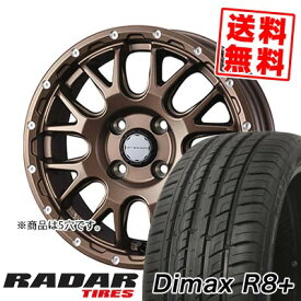 215/45R18 93Y XL レーダー Dimax R8+ MUDVANCE 08 サマータイヤホイール4本セット 【取付対象】