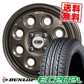 155/65R14 75S ダンロップ EC202L Cawaii D?cor Nature サマータイヤホイール4本セット 【取付対象】