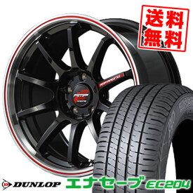 225/50R18 95V ダンロップ ENASAVE EC204 RMP RACING R10 サマータイヤホイール4本セット 【取付対象】