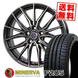 225/40R18 92Y XL ミネルバ F205 Precious AST M4 サマータイヤホイール4本セット 【取付対象】