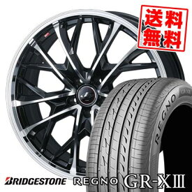 245/50R18 100W ブリヂストン REGNO GR-X3 LEONIS MV サマータイヤホイール4本セット 【取付対象】