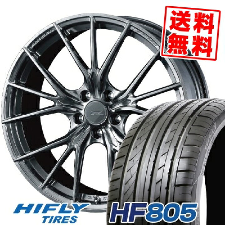 楽天市場】225/40R18 92W XL ハイフライ HF805 WEDS F ZERO FZ-1 