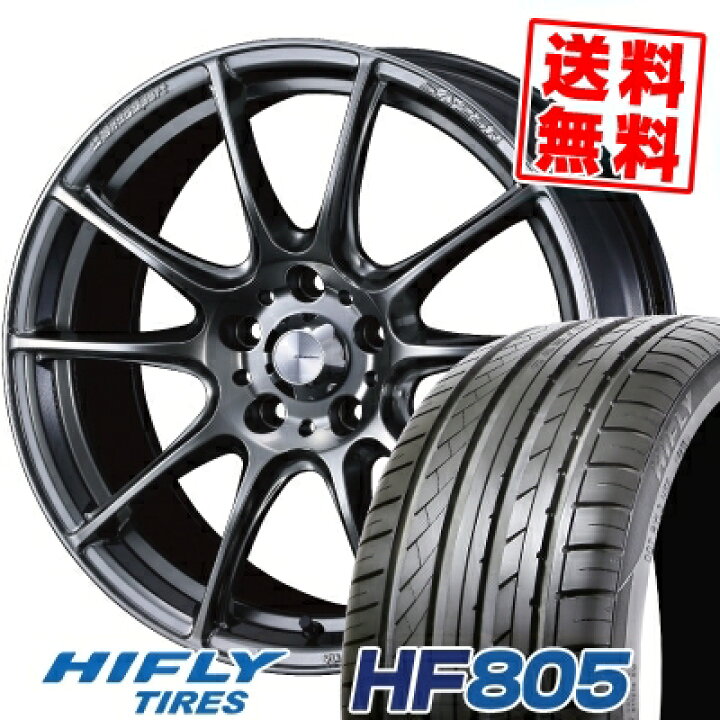 楽天市場】245/40R18 97W XL ハイフライ HF805 WedsSport SA-25R 