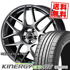 195/60R16 89H HANKOOK ハンコック KINERGY ECO RV WedsSport SA-27R ウェッズスポーツ SA-27R サマータイヤホイール4本セット 【取付対象】