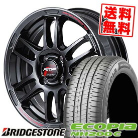 165/55R15 75V BRIDGESTONE ブリヂストン ECOPIA NH200C RMP RACING R26 RMPレーシング R26 サマータイヤホイール4本セット 【取付対象】