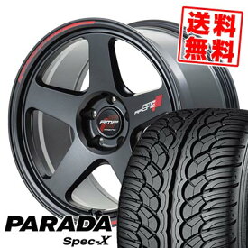 235/55R18 100V ヨコハマ PARADA SpecX PA02 RMP RACING TR50 サマータイヤホイール4本セット 【取付対象】