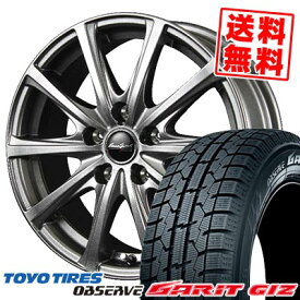 195/65R15 91Q トーヨータイヤ OBSERVE GARIT GIZ Euro Speed V25 スタッドレスタイヤホイール4本セット 【取付対象】