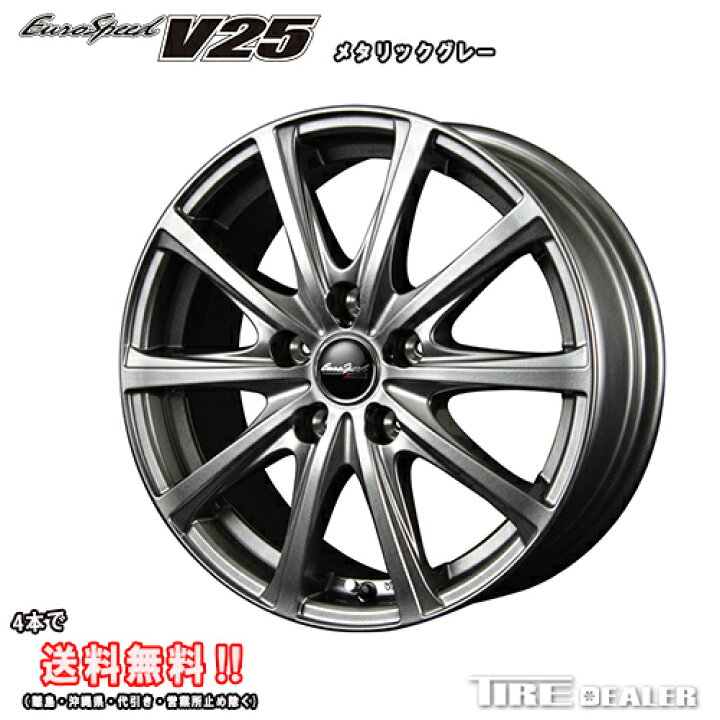 楽天市場】[対象期間エントリーでP5倍] EUROSPEED V25 16インチ 6.5J 