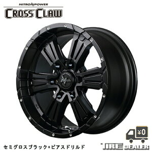 NITROPOWER CROSS CLAW iCgp[ NXNE 6X|[Nf 17C` 6.5J P.C.D:139.7 6 CZbgF38 Z~OXubNsAXhh zC[Pi nCG[X [J[i 
