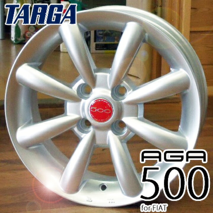 楽天市場】【アルミホイール単品4本価格】【TARGA/AGA 500】【14X5.5J 