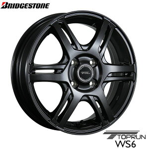 13�n�m�[�g�Ȃǁy�A���~�P�i4�{���i�zBRIDGESTONE�@TOPRUN WS6/�g�b�v�����@WS6 15X5.5J�@4�� PCD�F100