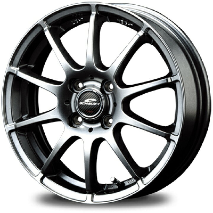 楽天市場 軽量アルミホイール単品4本価格 A Tech Schneider Stag シュナイダースタッグ14x4 5j 4穴 Pcd 1004本単位での販売 ばら売りはご相談ください タイヤマート２４ 楽天市場店