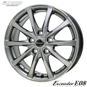 90�n�m�A�����H�N�V�[/CX-3�y�A���~�P�i4�{���i�zExceeder E08/�G�N�V�[�_�[ E08 16X6.5J�@5�� PCD�F114.3