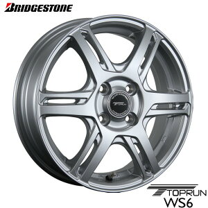 �y�����ԁ@�A���~�P�i4�{���i�@BRIDGESTONE TOPRUN WS6/�g�b�v���� WS6 13x4.00B�@4�� PCD�F100