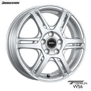 �V�^�V�G���^�y�A���~�P�i4�{���i�zBRIDGESTONE�@TOPRUN WS6/�g�b�v�����@WS6 15X6.0J�@5�� PCD�F100