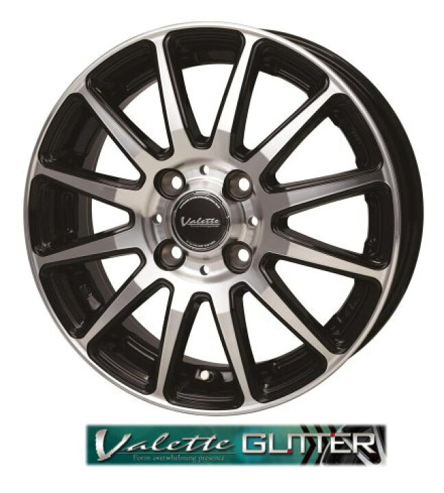 楽天市場】【アルミホイール単品4本価格】【14インチ】【Valette 