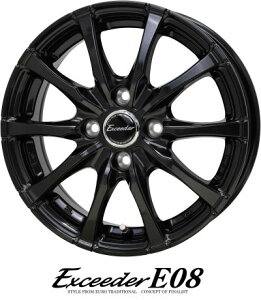 �y�A���~�z�C�[���P�i4�{���i�z�y14�C���`�z�yHOT STUFF EXCEEDER E08�z�i�G�N�V�[�_E08�j�y14X4.5�@4���@PCD�F100�z�y�y�����ԑS�ʁz�\����4�{���i�ł�