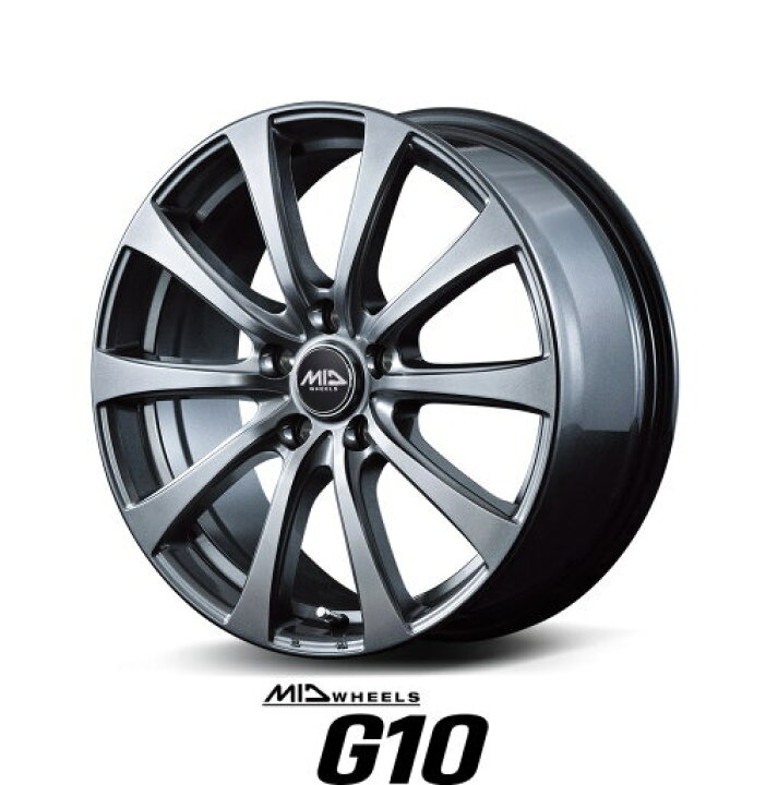 楽天市場】【アルミホイール単品4本価格】【14インチ】【EUROSPEED G10 