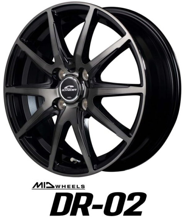 楽天市場】【アルミホイール単品4本セット】【16インチ】【MID WHEELS 