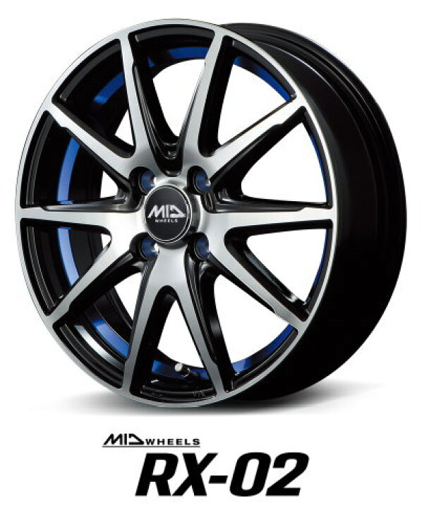 楽天市場】【アルミホイール単品4本セット】【16インチ】【MID WHEELS 