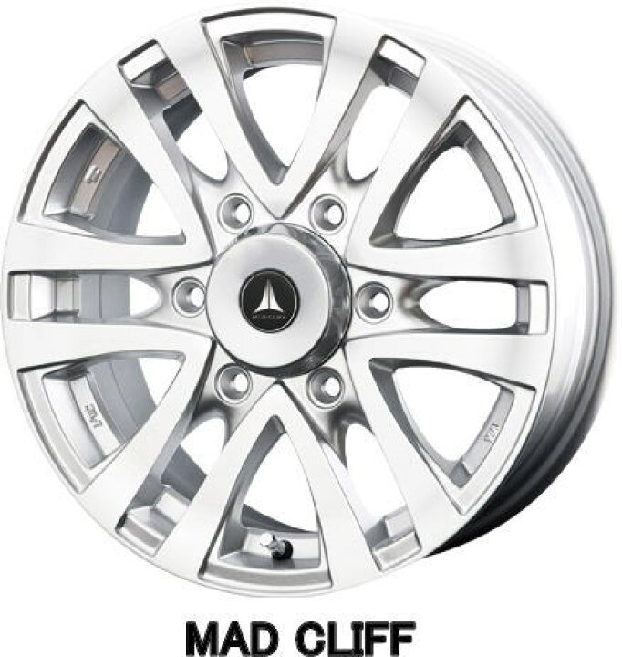 楽天市場】MAD CLIFF /マッドクリフ15X6.0J 6穴/PCD139.7（+44）アルミ 