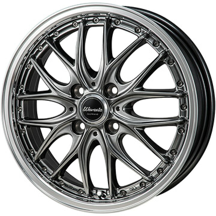 楽天市場 アルミホイール単品4本価格 15インチ ワーウィック ディープランド 15x4 5j 4穴 Pcd 100 ハイパーブラック ミラーカットポリッシュリム N Box ハスラー キャスト ワゴンr タント 表示は4本価格です タイヤマート２４ 楽天市場店