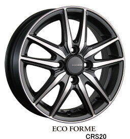 【アルミ単品4本セット】【16インチ】【BRIDGESTONE ECO FORME CRS20】【ブリヂストン　エコフォルムCRS20】【マットポリッシュMPL】【16X6.0　4穴　PCD：100】【ライズ、ロッキー、フィット、ノート（E13）】