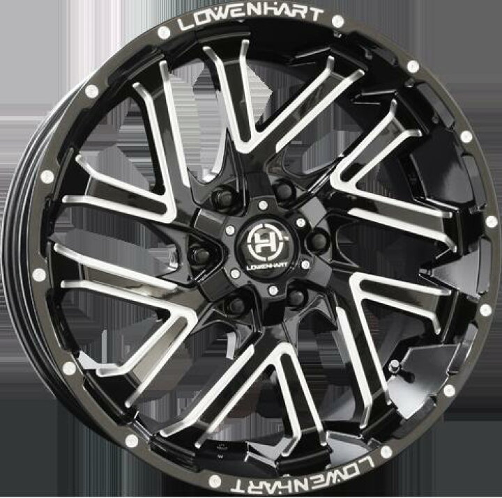 楽天市場】【アルミホイール単品4本価格】【17インチ】【LOWEN HART 